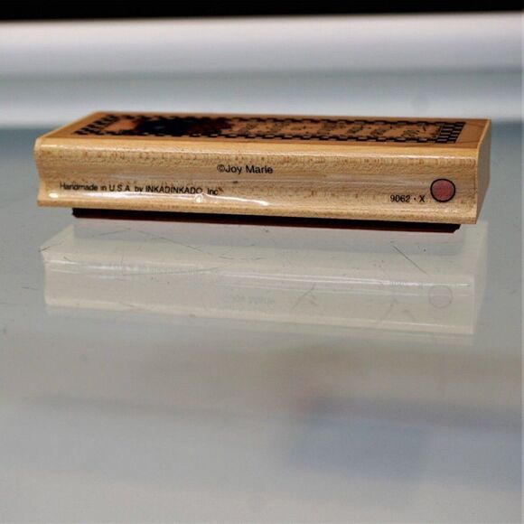 Take Time From Doing To Enjoy Being Inkadinkado By Joy Marie Rubber Stamp New - Picture 6 of 6